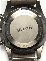 Mvmt Voyager G18 Gray Dial Leather Band Wristwatch